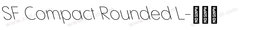 SF Compact Rounded L字体转换